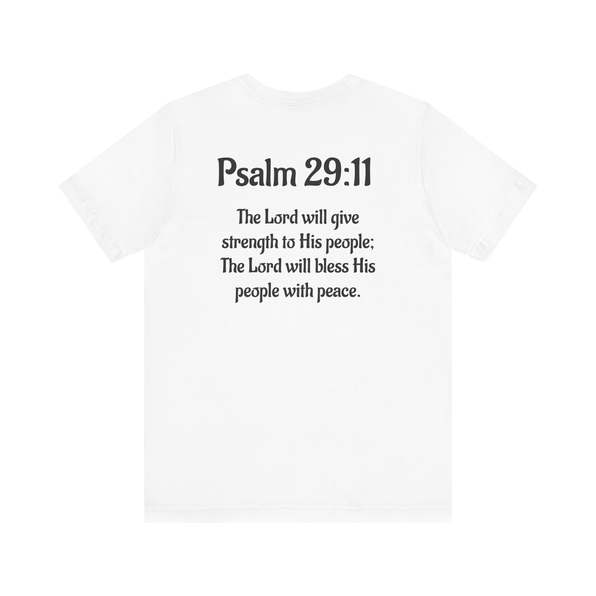 Faith-Inspired Unisex Tee: Psalm 29:11 Strength & Peace