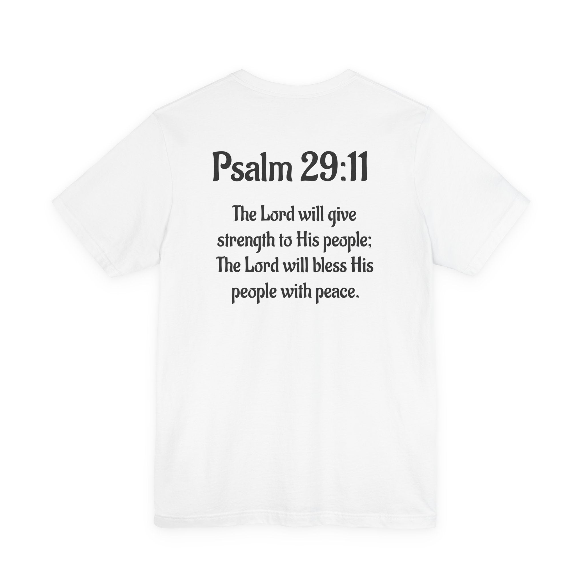 Faith-Inspired Unisex Tee: Psalm 29:11 Strength & Peace